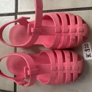 Pink zara sandals